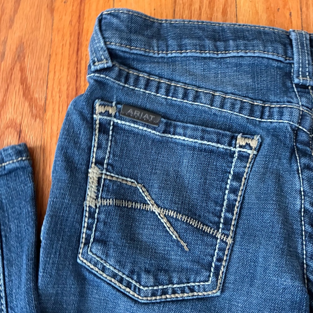 Ariat B5 Slim Fit Straight Leg Boys' Jeans - Picture 11 of 12